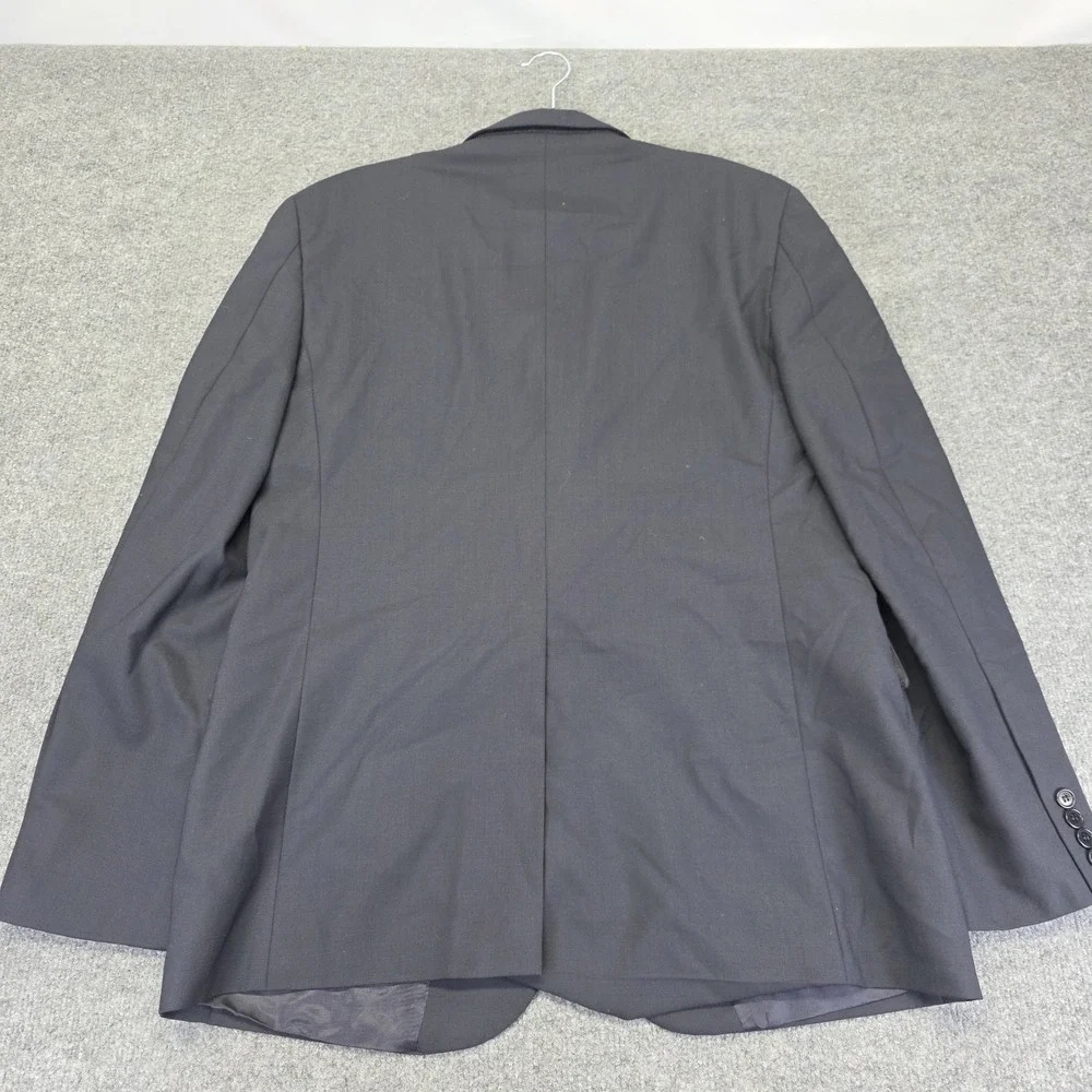 346 Brooks Brothers Stretch Dark Blue Wool Blend Suit Office Mens Size 42 Long